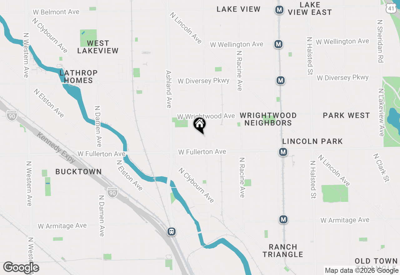 Map of 2451 N Janssen Avenue #3, Chicago, IL 60614