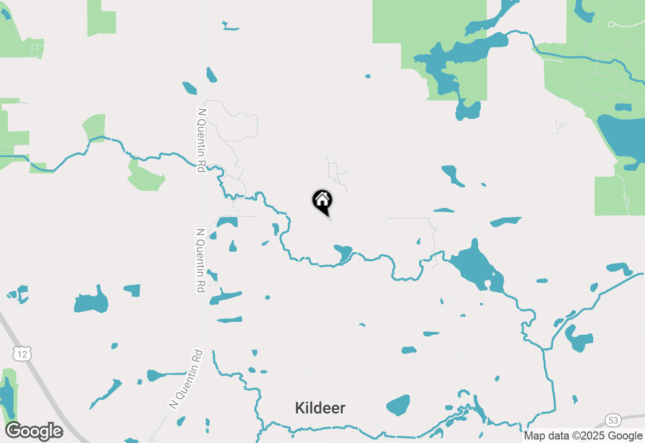 Map of 21956 N Hickory Hill Drive, Kildeer, IL 60047