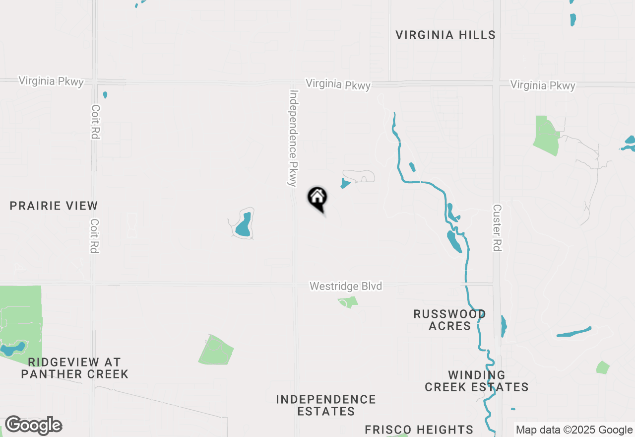 Map of 9908 Tanglebrush Drive, Mckinney, TX 75072