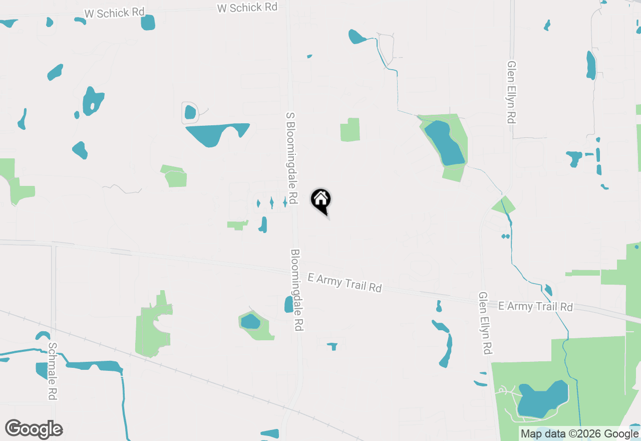 Map of 315 Norton Lane, Bloomingdale, IL 60108