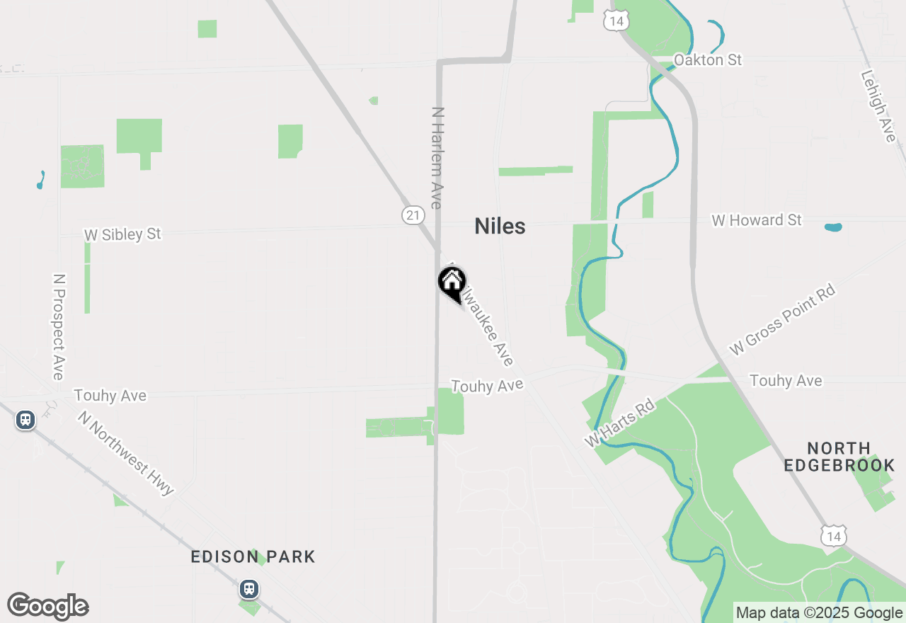 Map of 7356 N Nora Avenue, Niles, IL 60714