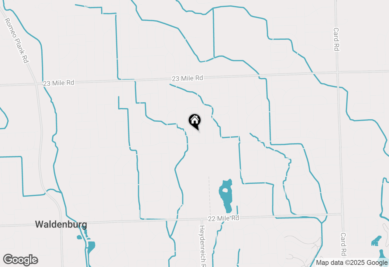 Map of 50100 Victoria Place, Macomb, MI 48044