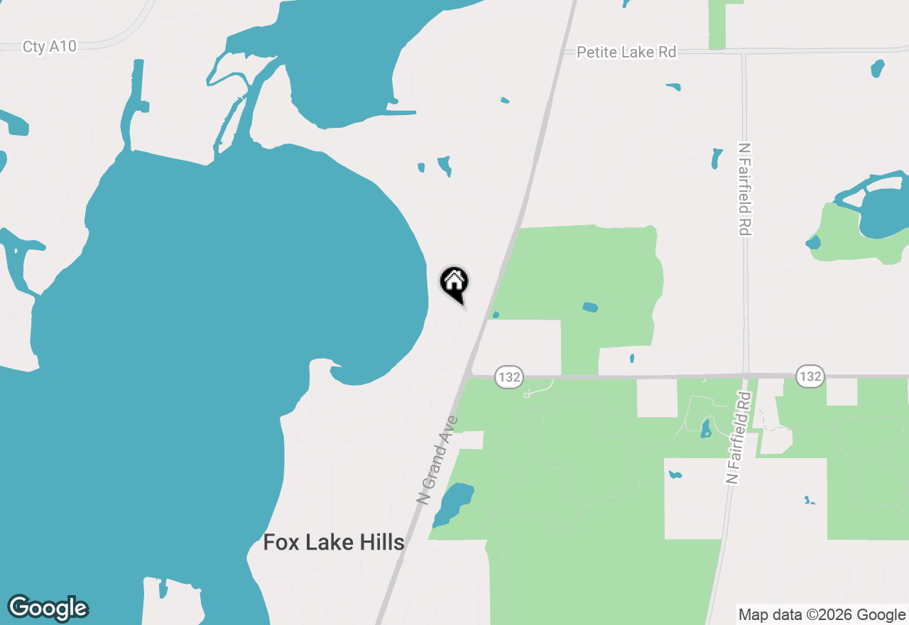 Map of 25172 W Columbia Bay Drive, Lake Villa, IL 60046