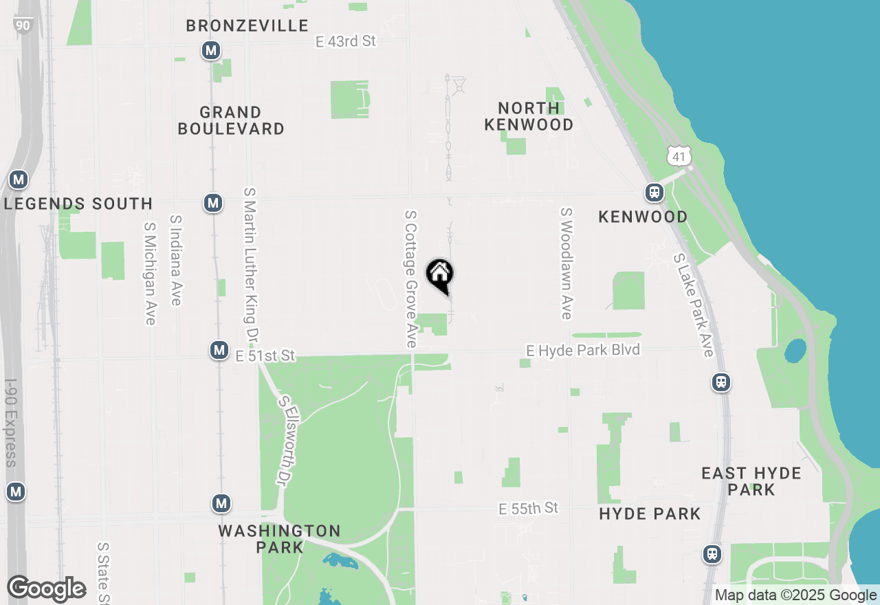 Map of 4946 S Drexel Boulevard #E, Chicago, IL 60615