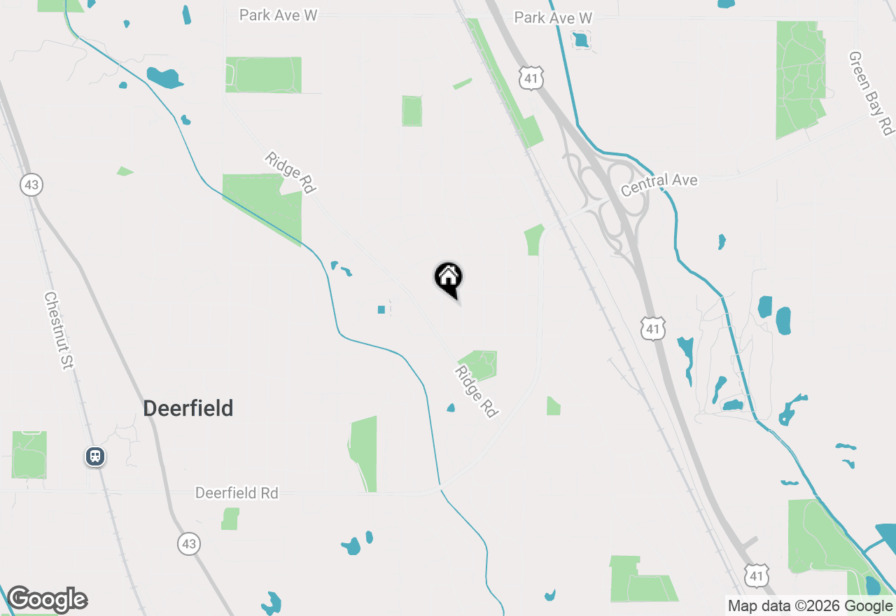 Map of 1269 Eastwood Avenue, Highland Park, IL 60035
