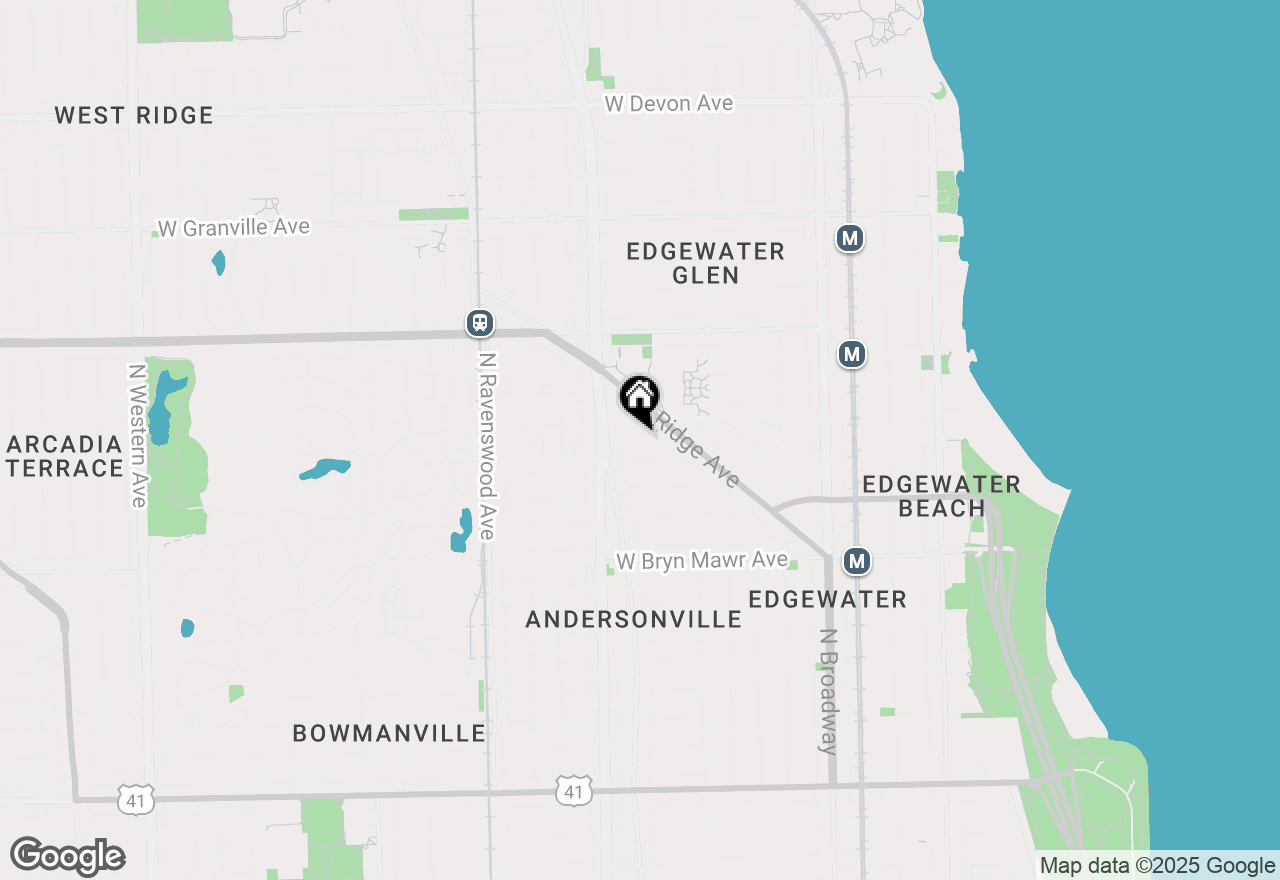 Map of 1514 W Victoria Street #1, Chicago, IL 60660