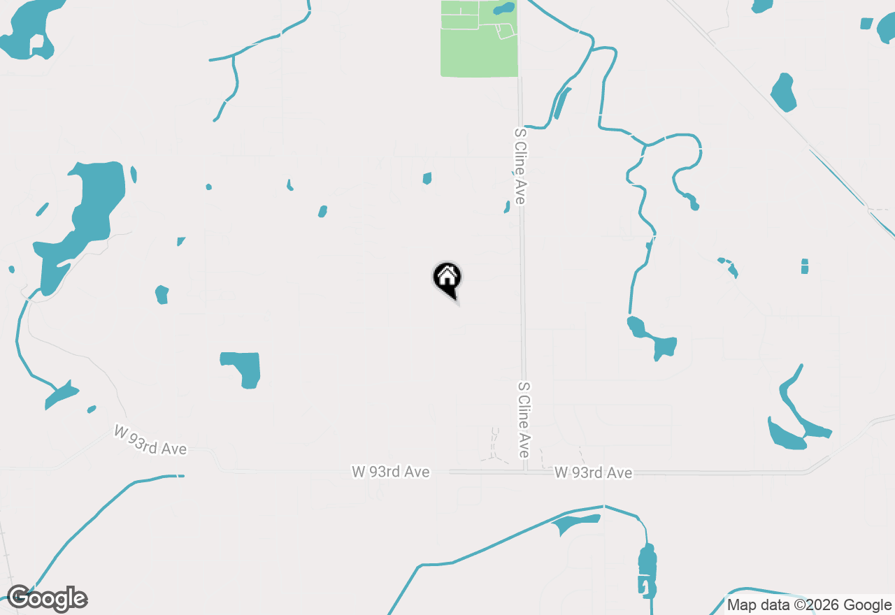 Map of 8892 Morning Crest Court, St. John, IN 46373