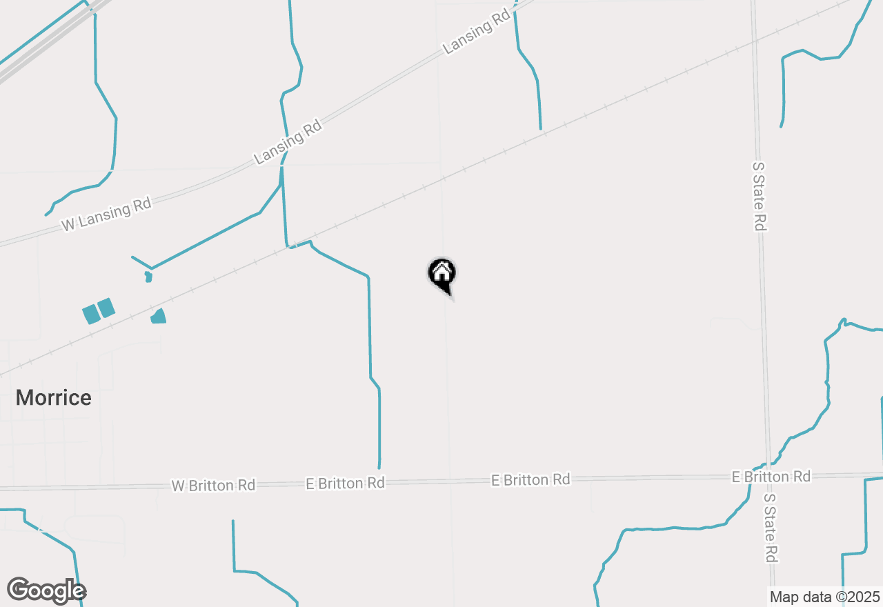 Map of 10442 S Cork Road, Morrice, MI 48857