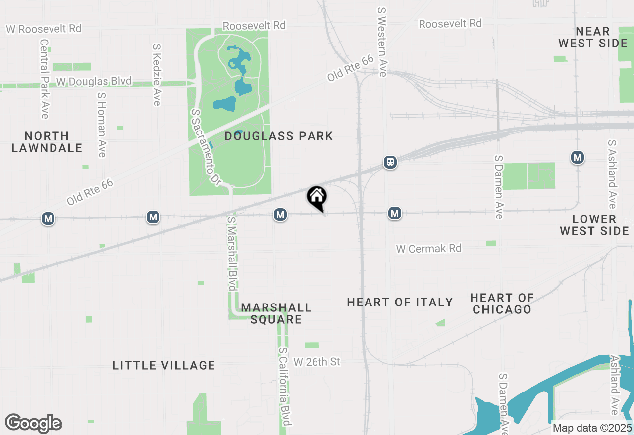 Map of 2626 W 21st Street, Chicago, IL 60608