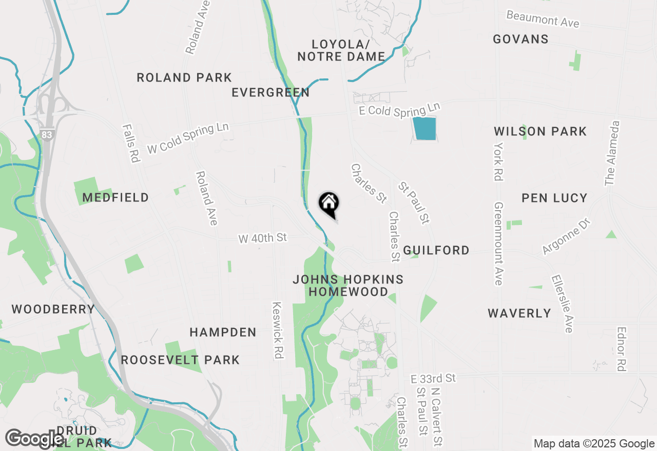 Map of 221 Stony Run Lane #J2, Baltimore, MD 21210