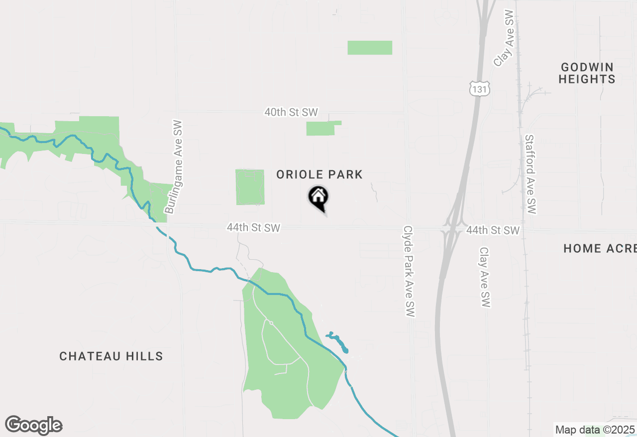 Map of 4348 Colby Avenue Sw, Wyoming, MI 49509