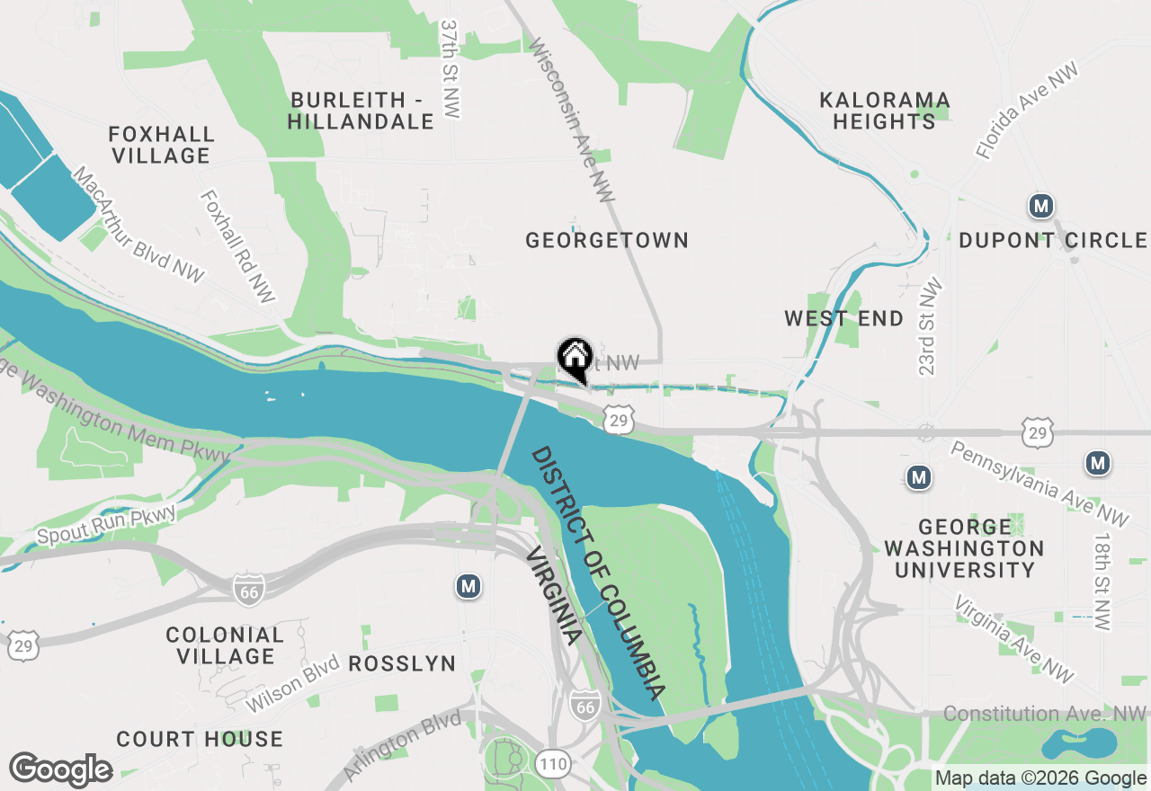 Map of 3303 Water Street Nw #4B, Washington, DC 20007