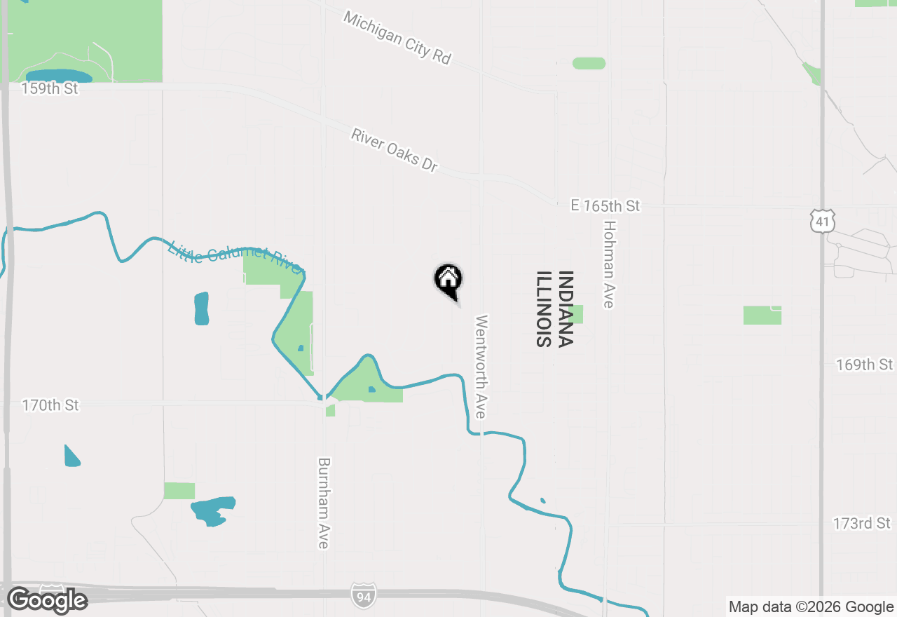 Map of 1481 Lincoln Avenue, Calumet City, IL 60409