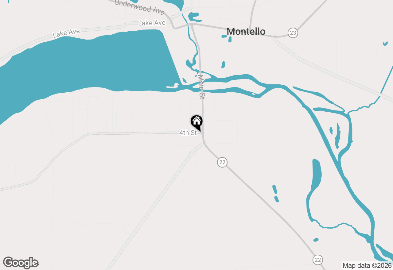 Map of 24 4th Street, Montello, WI 53949