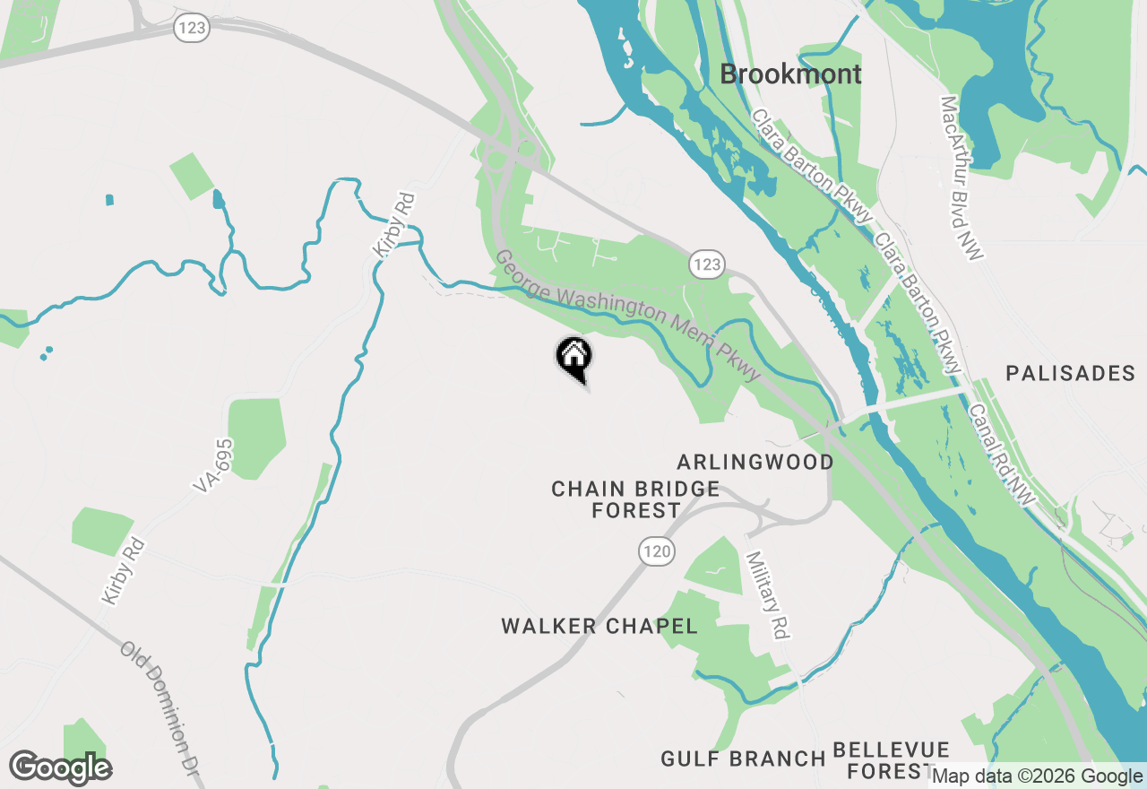 Map of 1502 Highwood Drive, Mclean, VA 22101