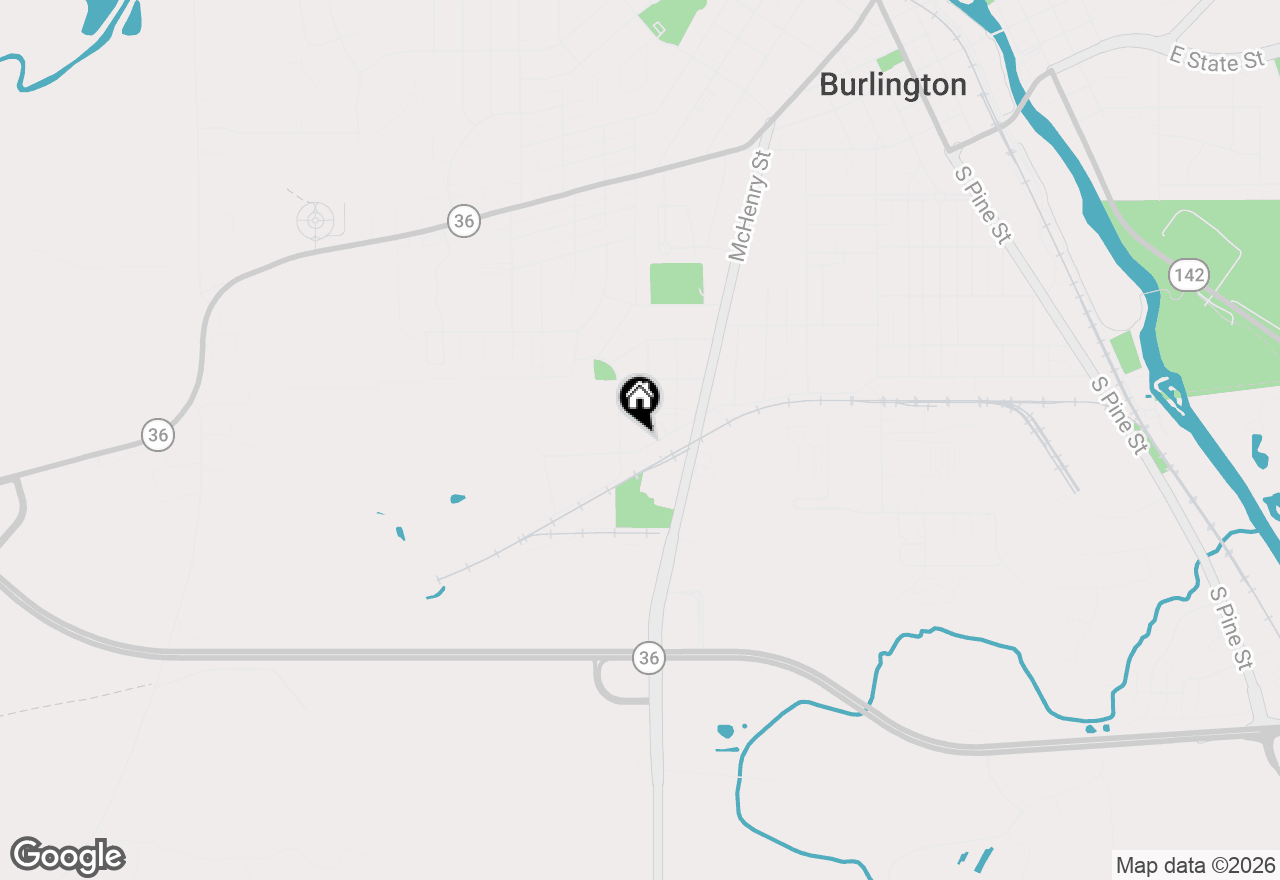 Map of 400 W Market St, Burlington, WI 53105