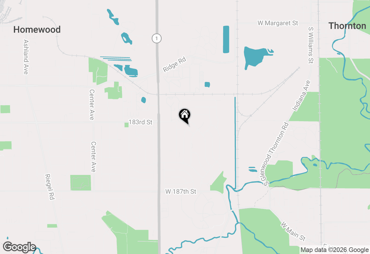 Map of 821 W Manor Court, Glenwood, IL 60425
