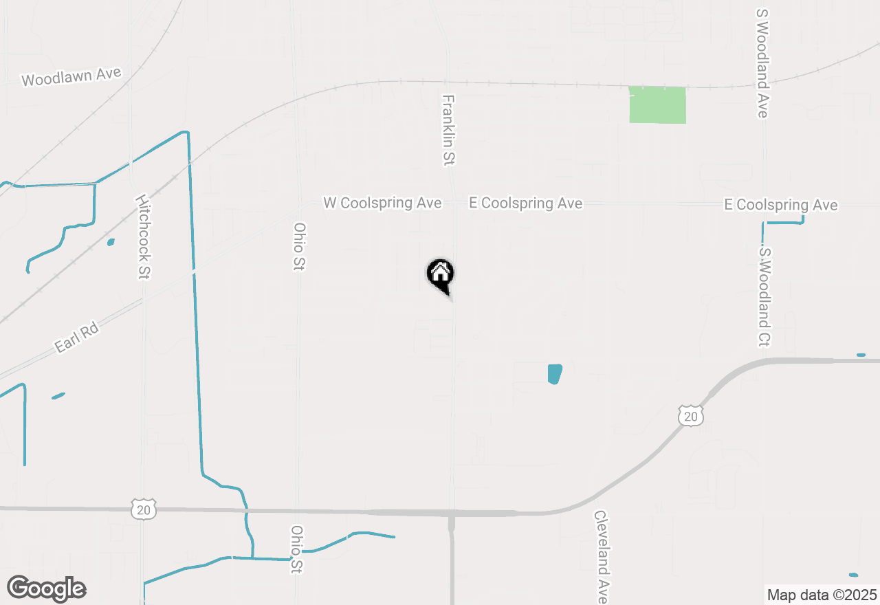 Map of 3515 Franklin Street, Michigan City, IN 46360