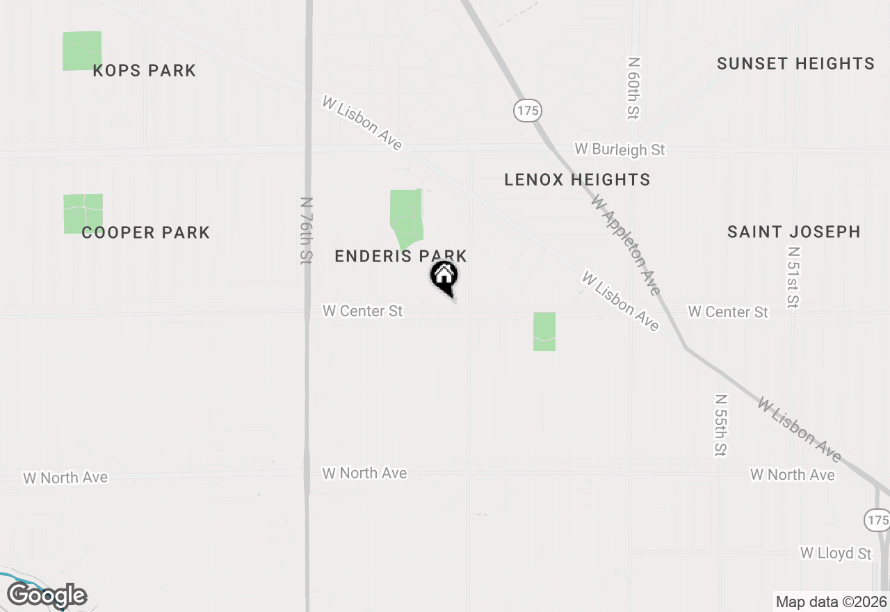 Map of 6910 W Center St #3, Milwaukee, WI 53210