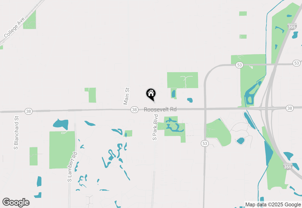 Map of 605 Park Plaza Avenue #4, Glen Ellyn, IL 60137