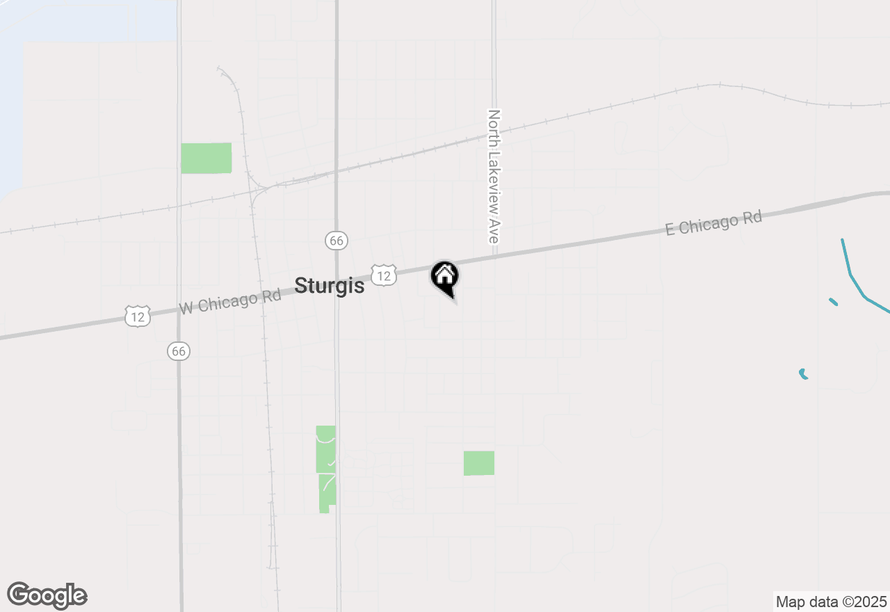 Map of 208 E Electric Court, Sturgis, MI 49091