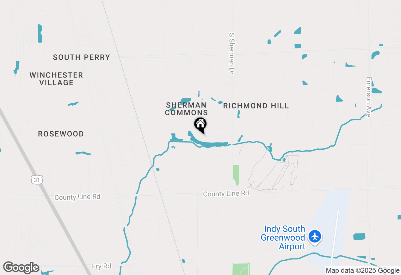 Map of 3525 Valley Lake Drive, Indianapolis, IN 46227