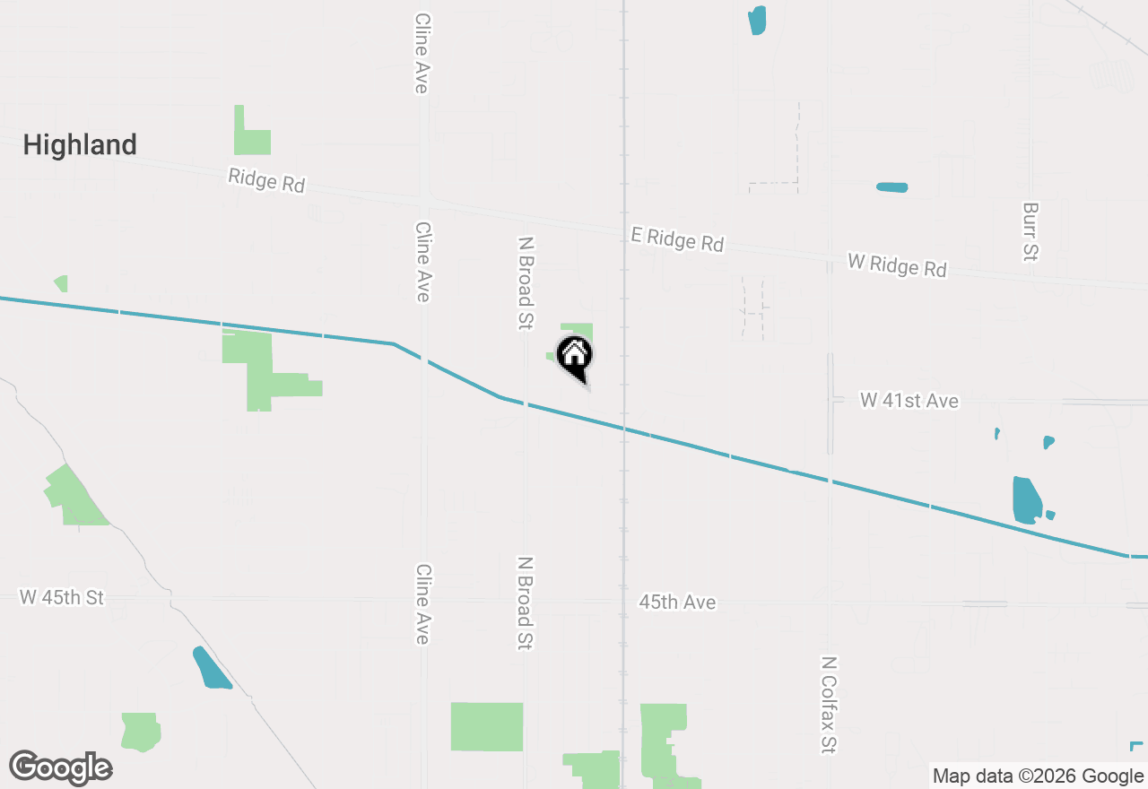 Map of 231 Minter Drive, Griffith, IN 46319