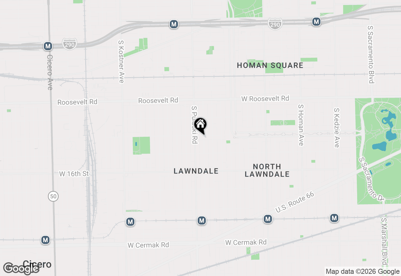 Map of 3943 W 14th Street, Chicago, IL 60623