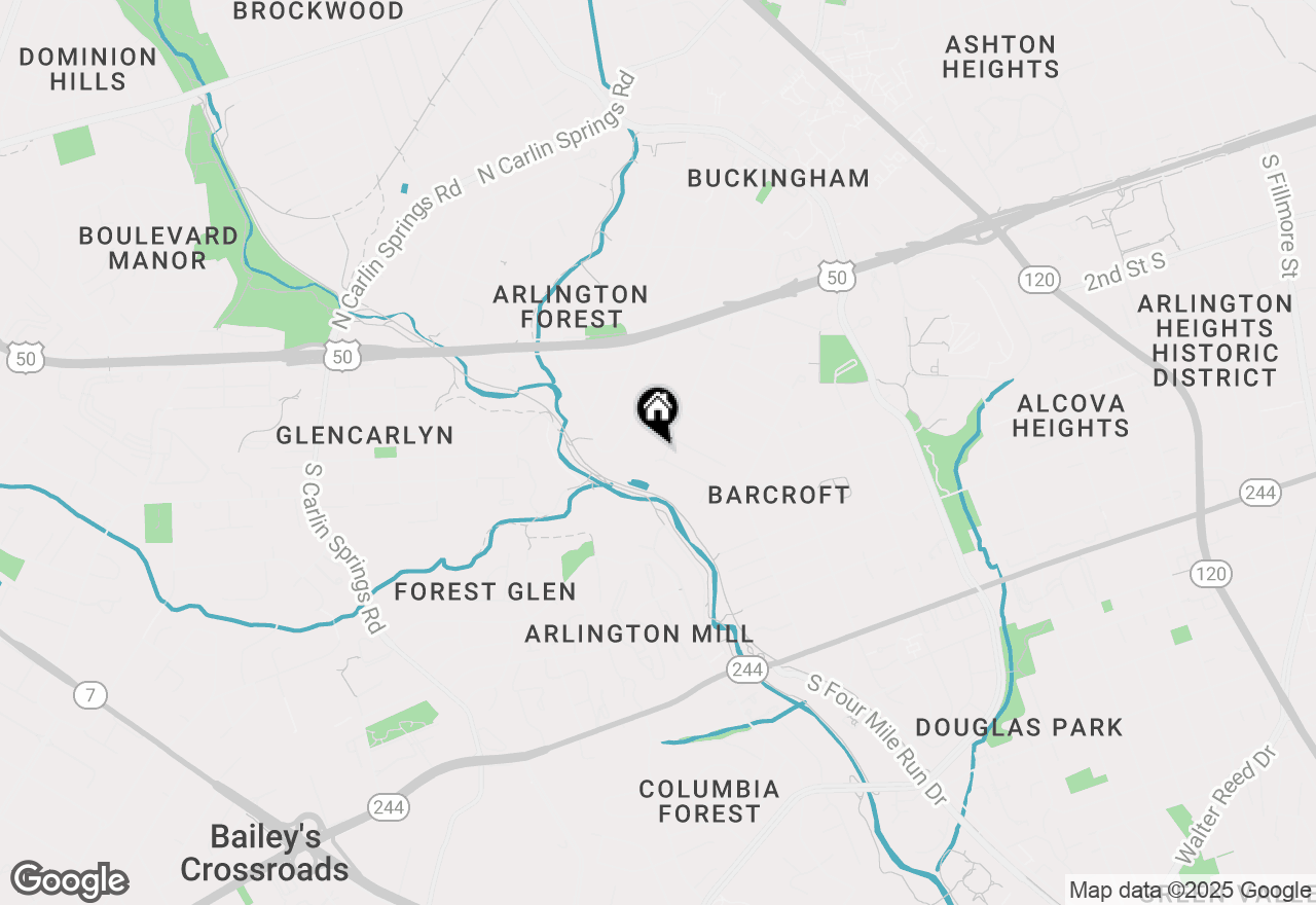 Map of 514 S Abingdon Street, Arlington, VA 22204