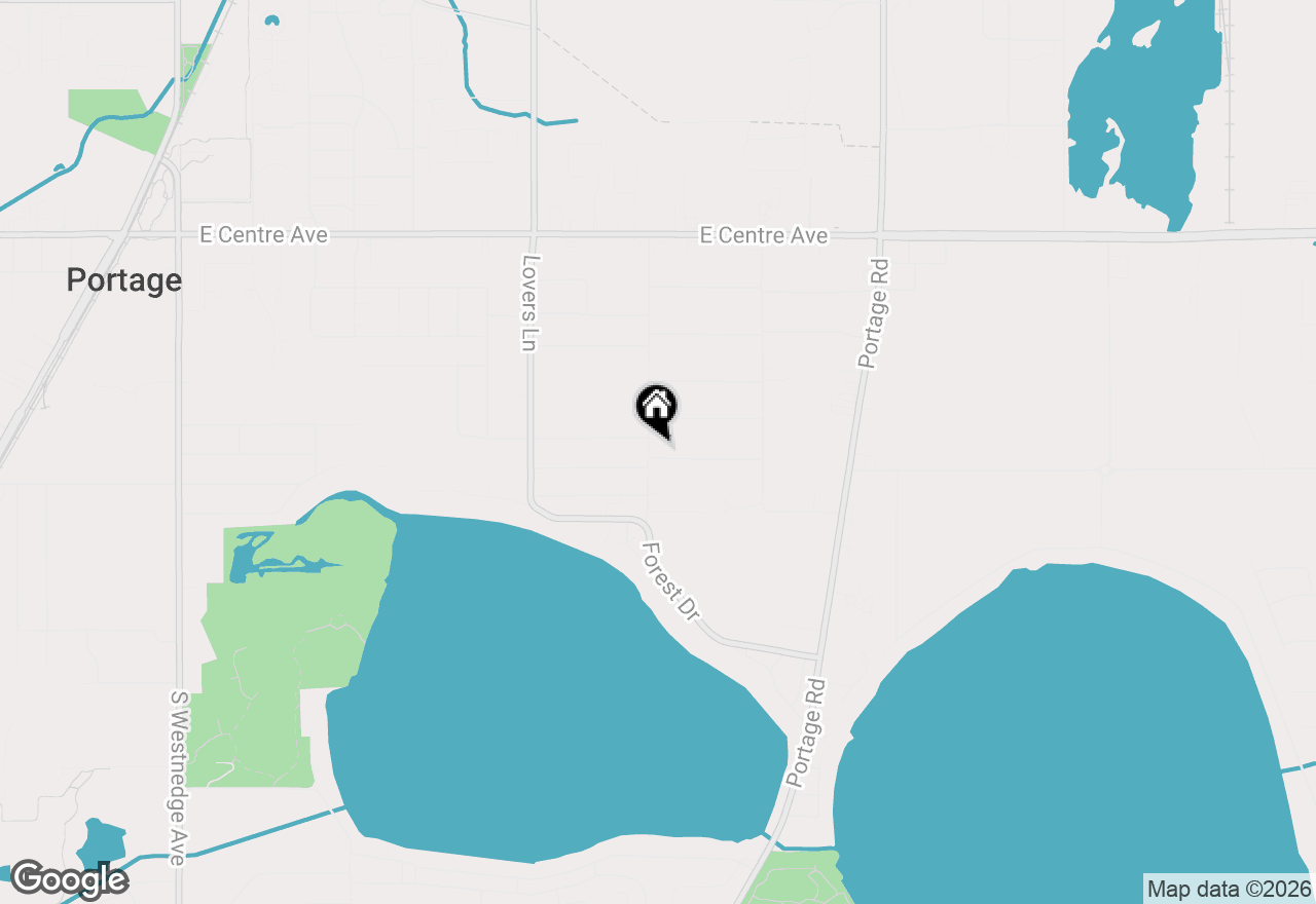 Map of 8433 Newells Lane, Portage, MI 49002