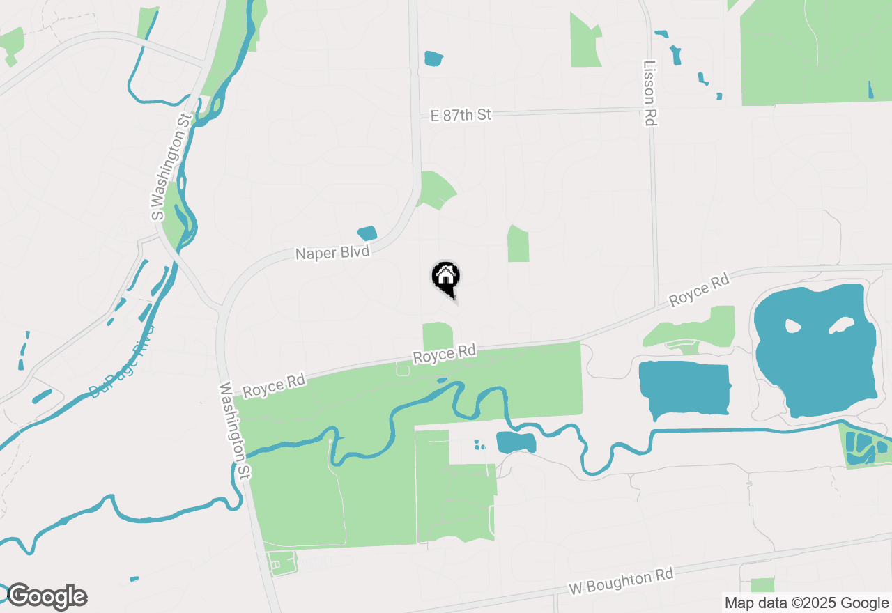 Map of 717 Alexandria Drive, Naperville, IL 60565