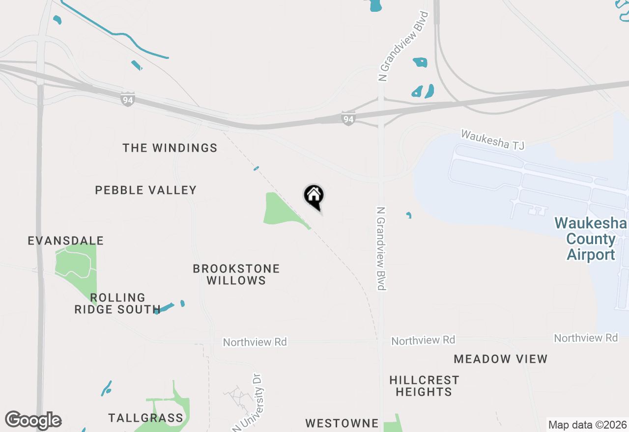 Map of 2116 Woodburn Rd #C, Waukesha, WI 53186