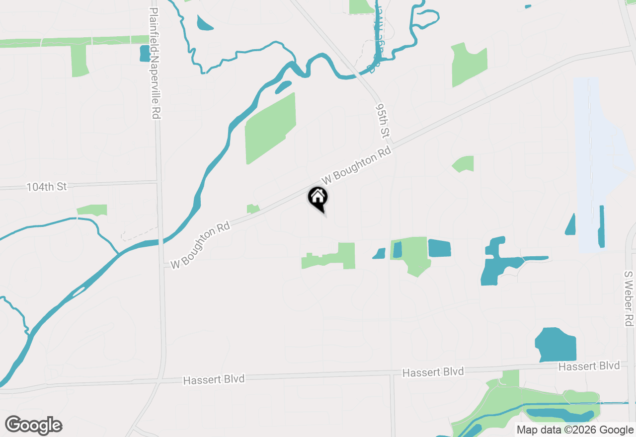 Map of 205 Woodlet Lane, Bolingbrook, IL 60490