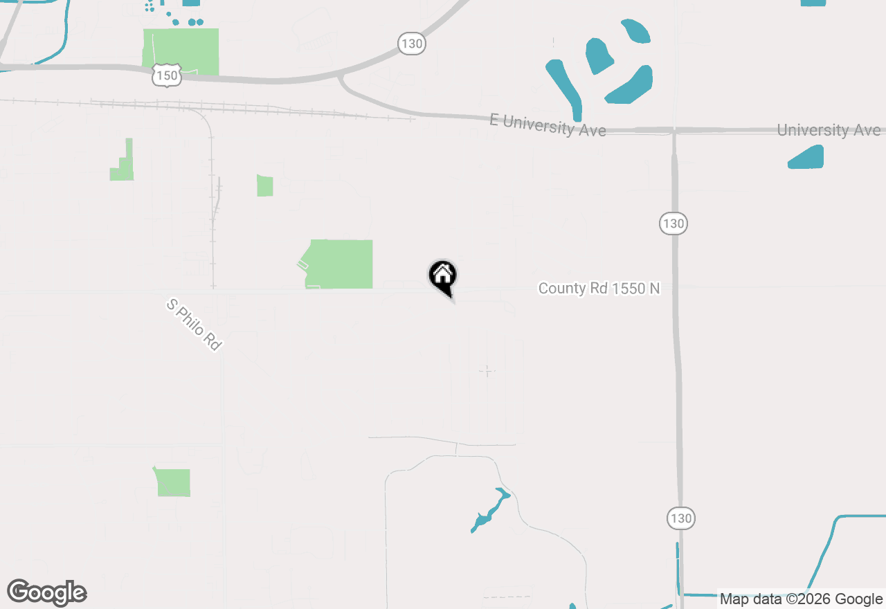 Map of 2308 Lantern Hill Drive, Urbana, IL 61802