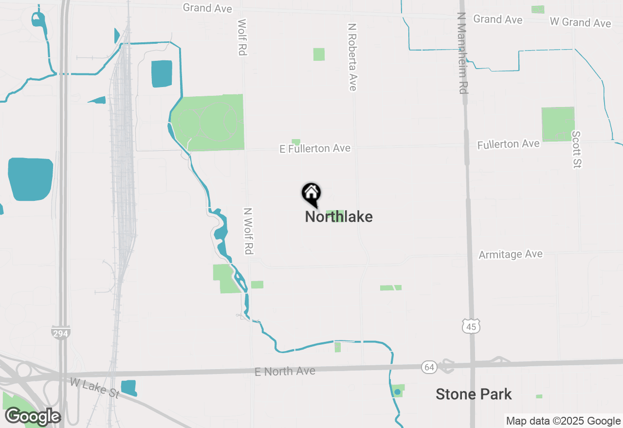 Map of 209 E Palmer Avenue, Northlake, IL 60164