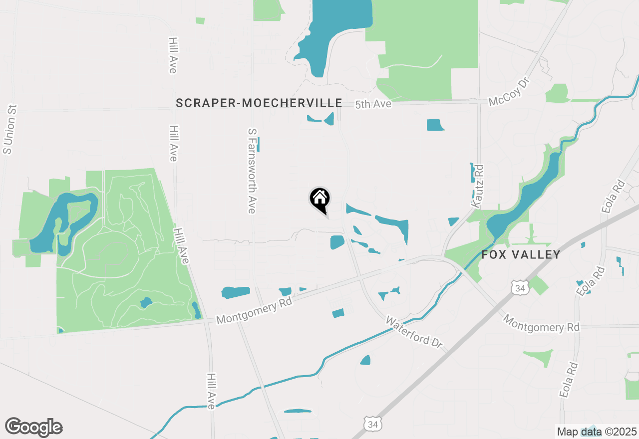 Map of 1745 Linden Park Lane, Aurora, IL 60504