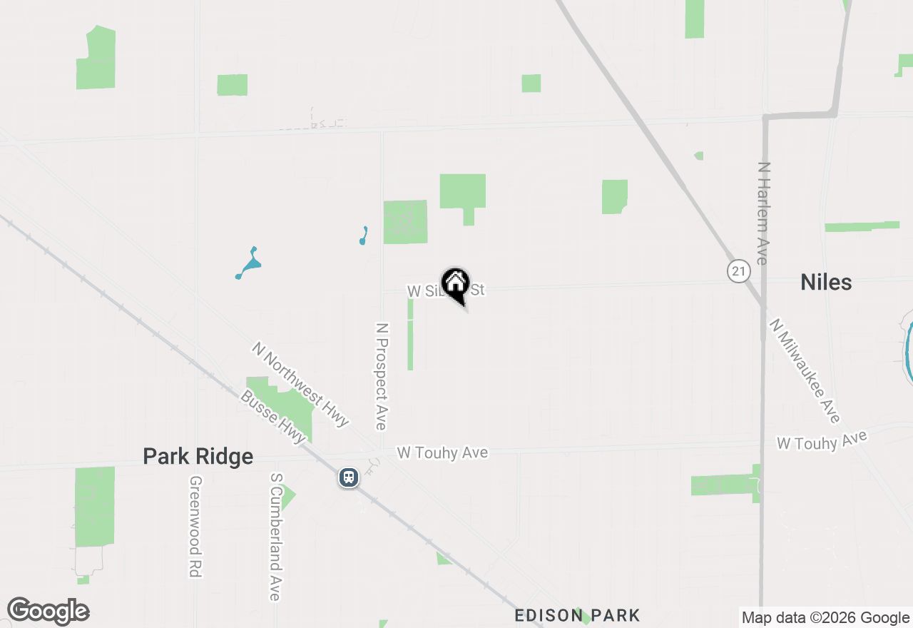 Map of 200 Cherry Street, Park Ridge, IL 60068