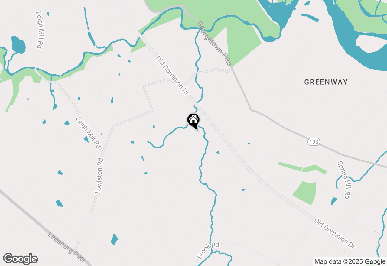 Map of 1004 Union Church Road, Mclean, VA 22102