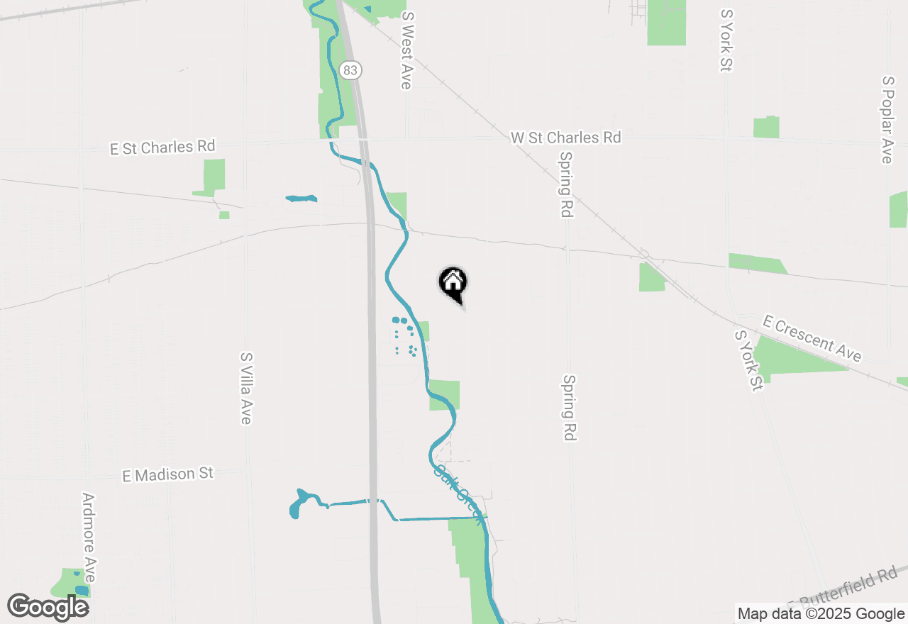 Map of 448 W Vallette Street, Elmhurst, IL 60126