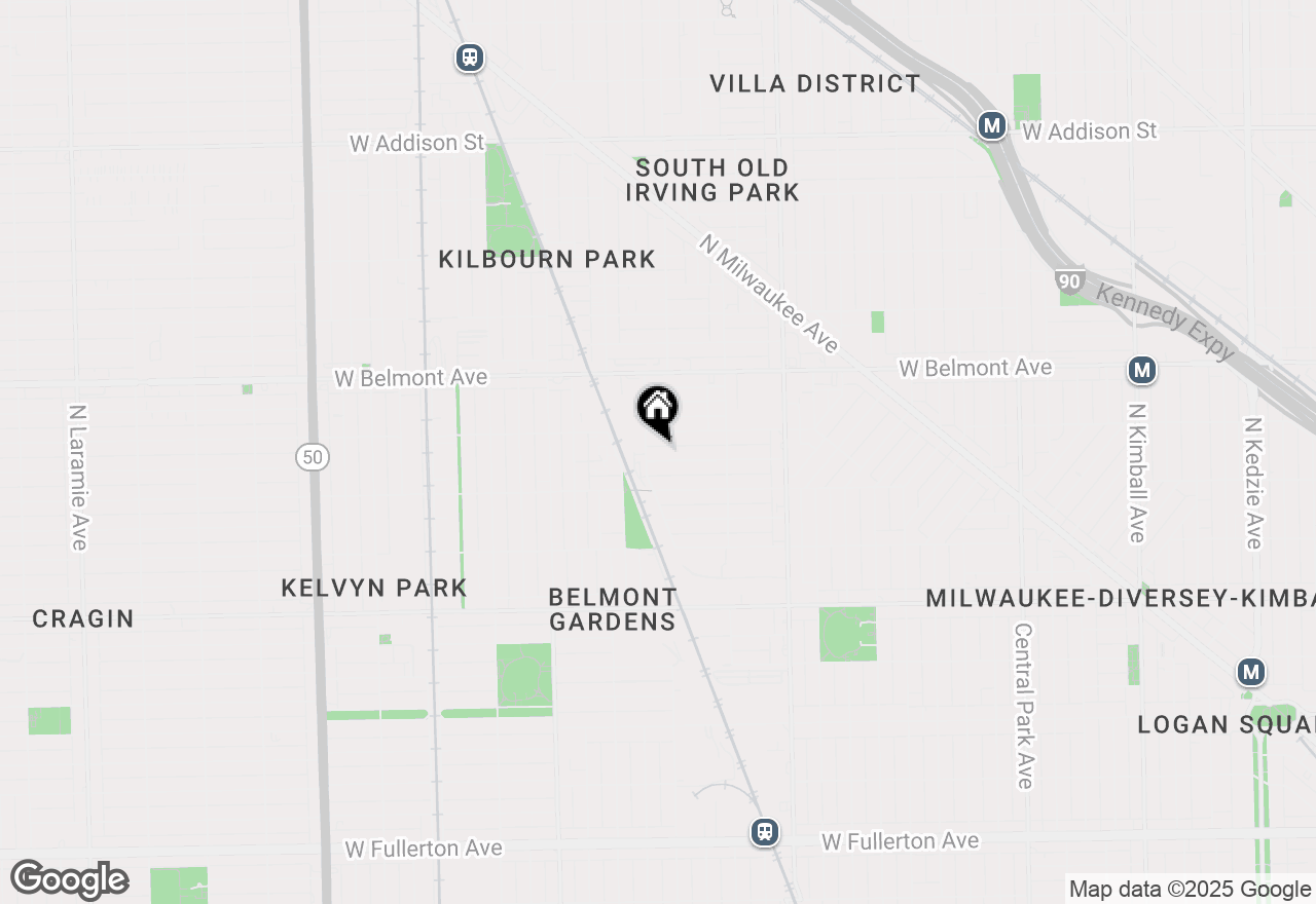 Map of 4174 W Nelson Street #1, Chicago, IL 60641