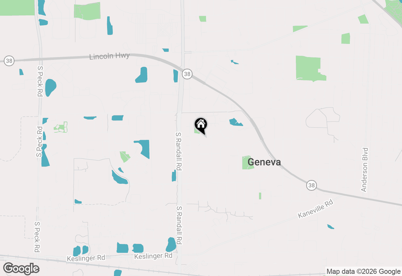 Map of 549 Bloomfield Circle, Geneva, IL 60134