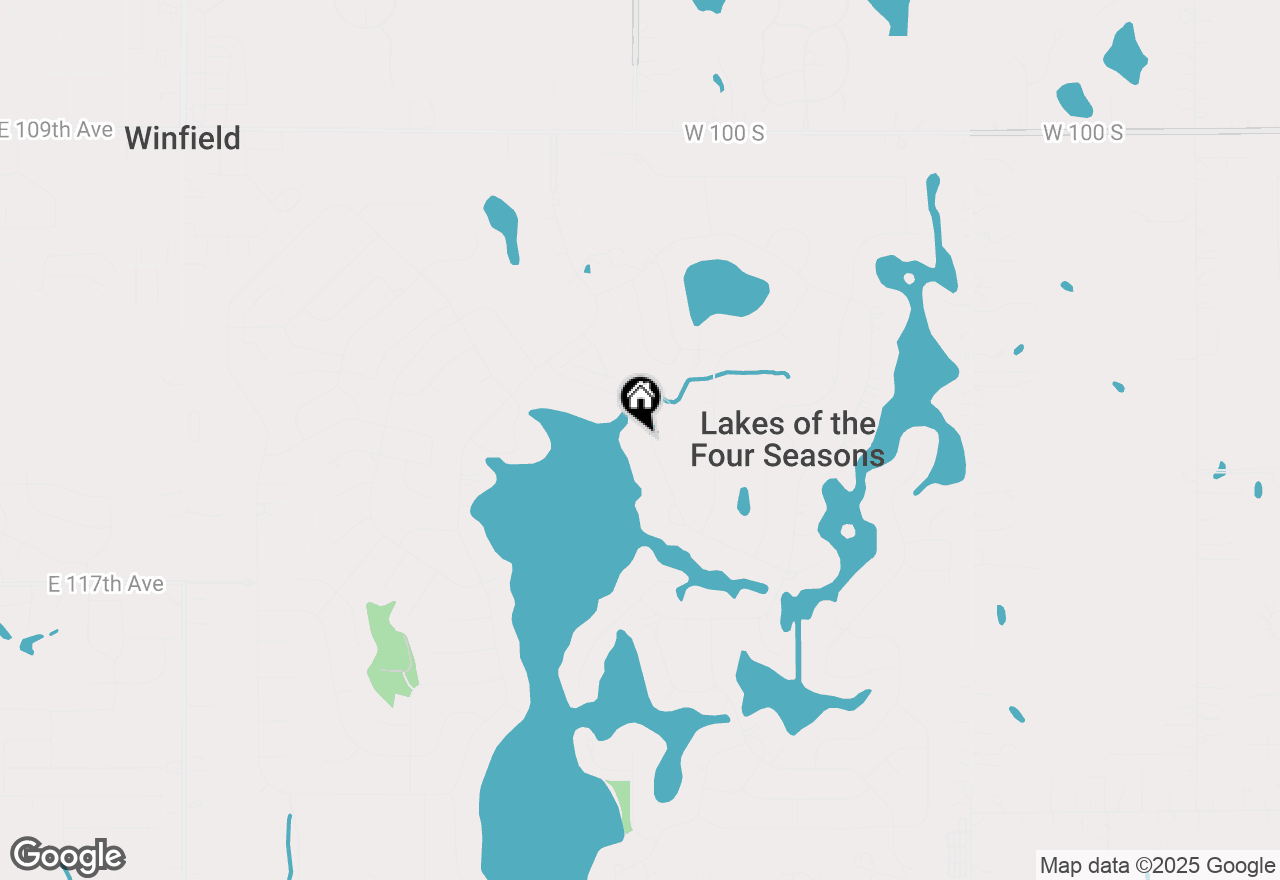Map of 2493 E Lakeshore Drive, Crown Point, IN 46307