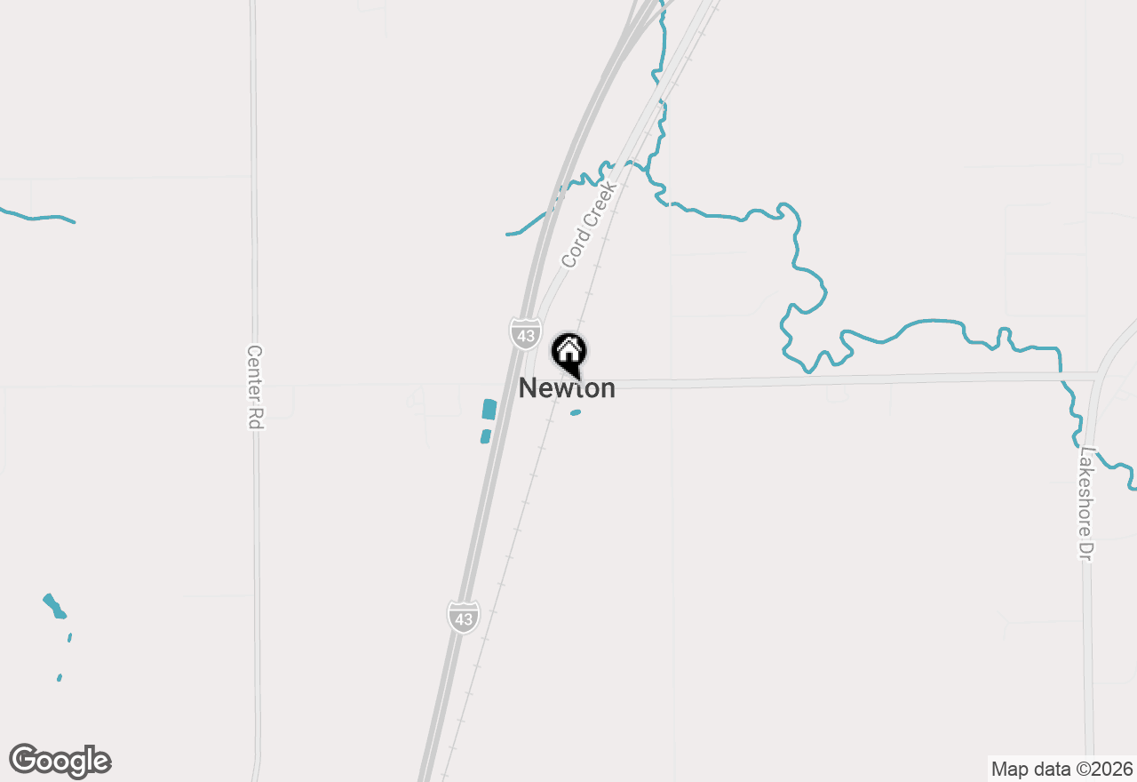 Map of 5631 County Road U, Newton, WI 53063