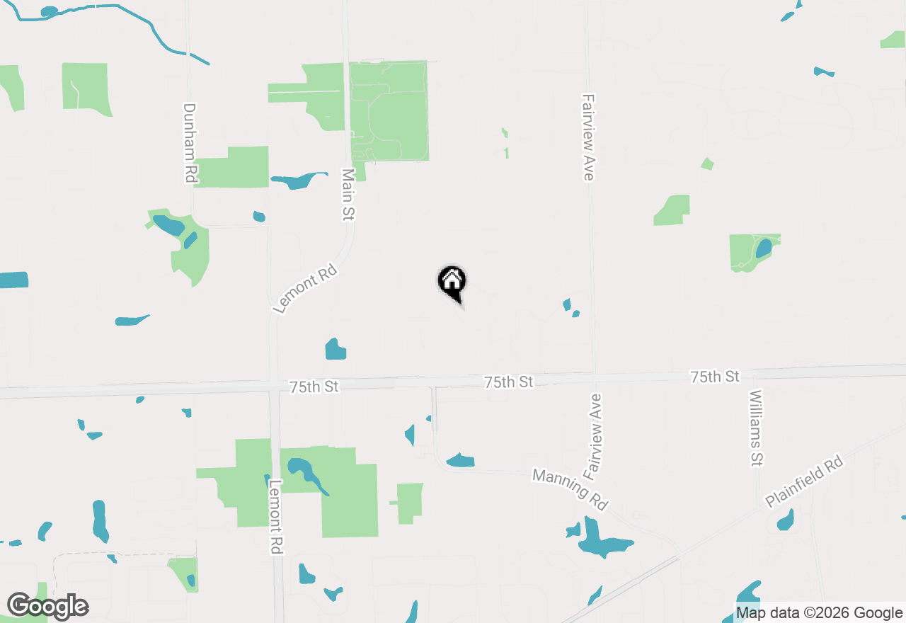 Map of 7342 Winthrop Way #8, Downers Grove, IL 60516