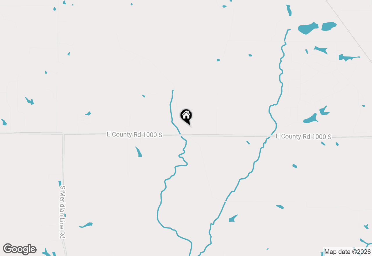 Map of 1087 E County Road 1000 S, Cloverdale, IN 46120