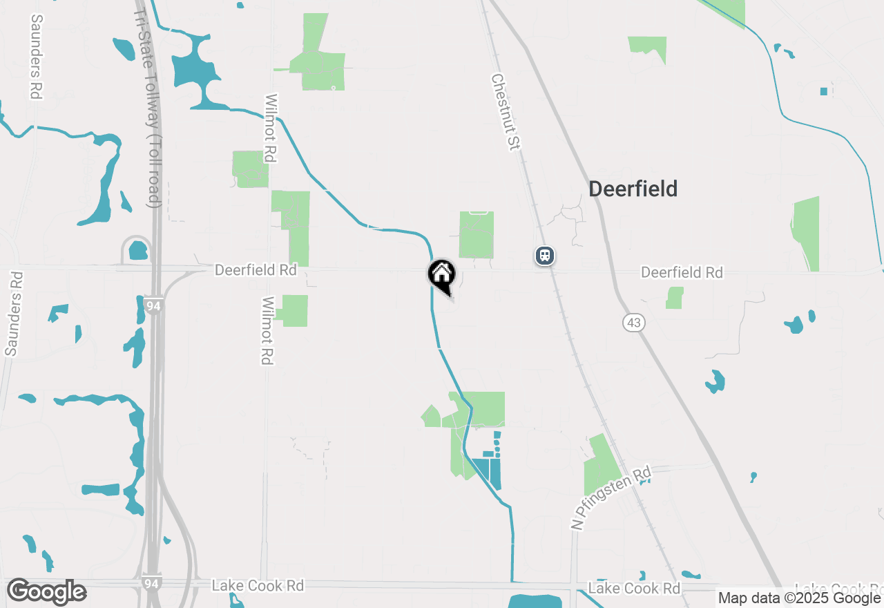 Map of 1154 Osterman Avenue #A, Deerfield, IL 60015