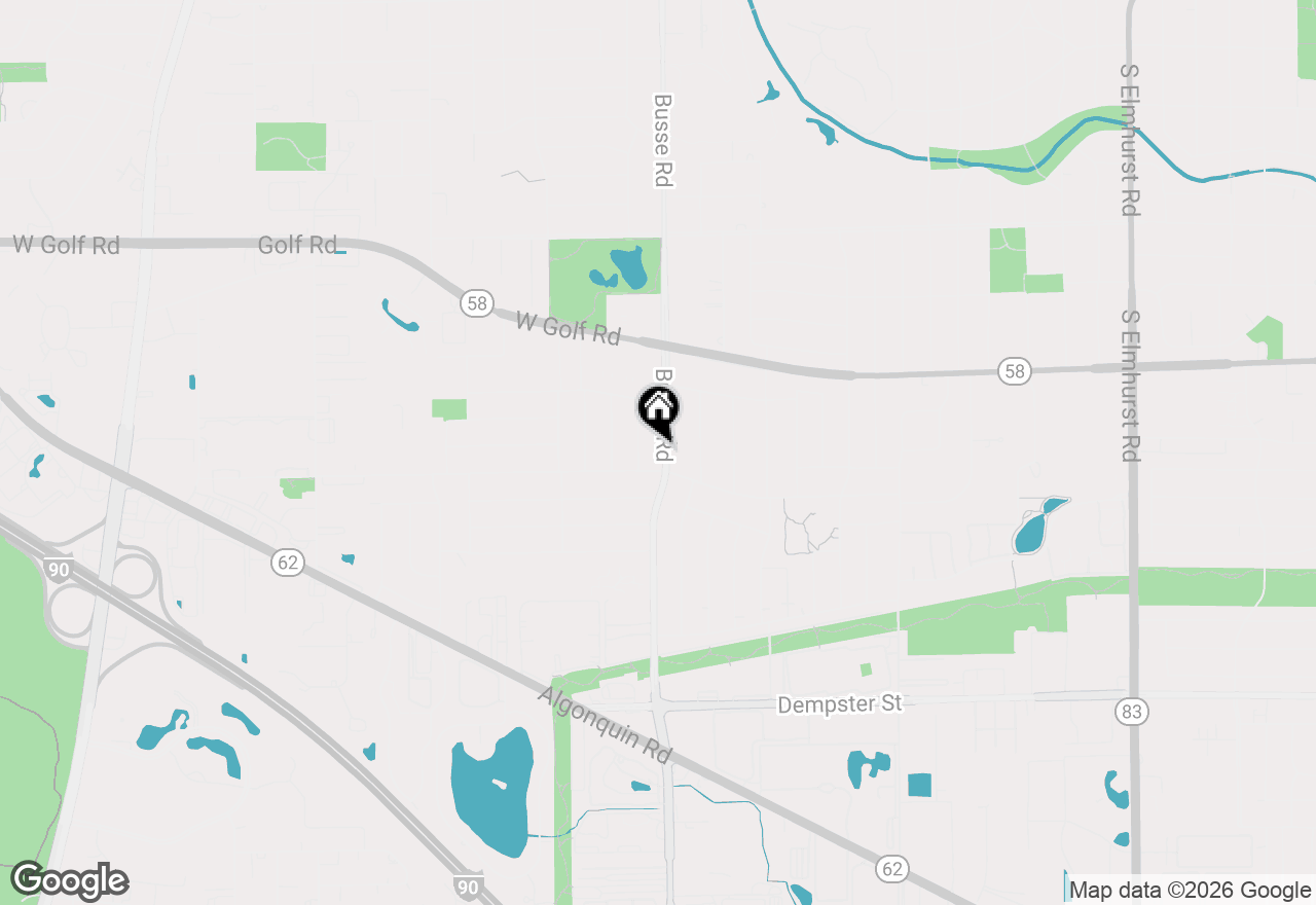 Map of 1116 S Busse Road, Mount Prospect, IL 60056