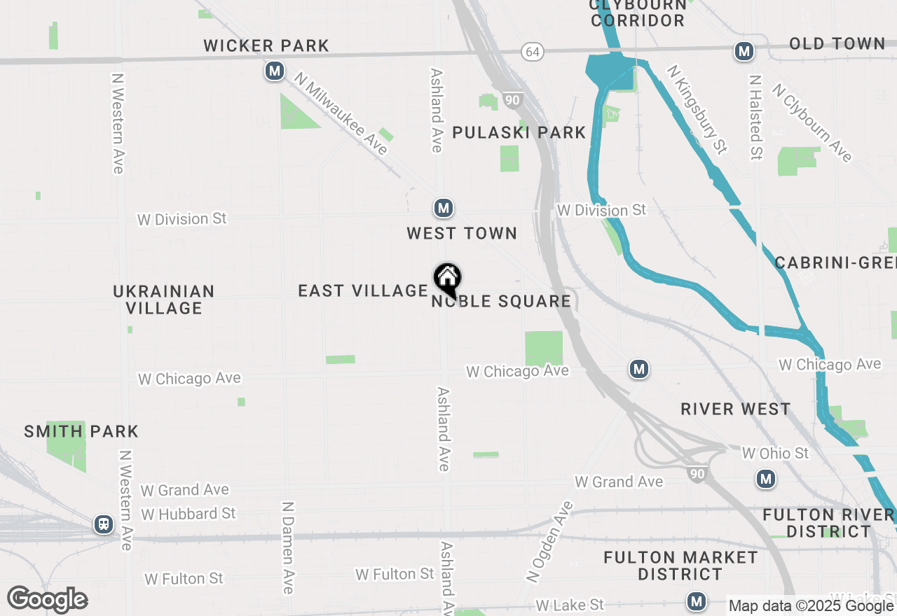 Map of 937 N Ashland Avenue #2, Chicago, IL 60622