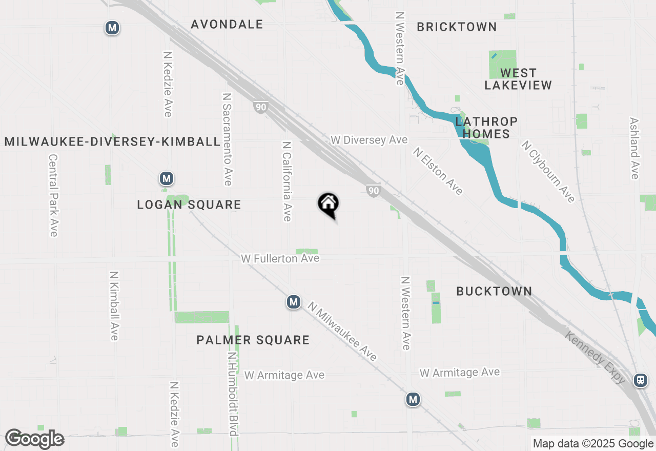 Map of 2500 N Talman Avenue, Chicago, IL 60647