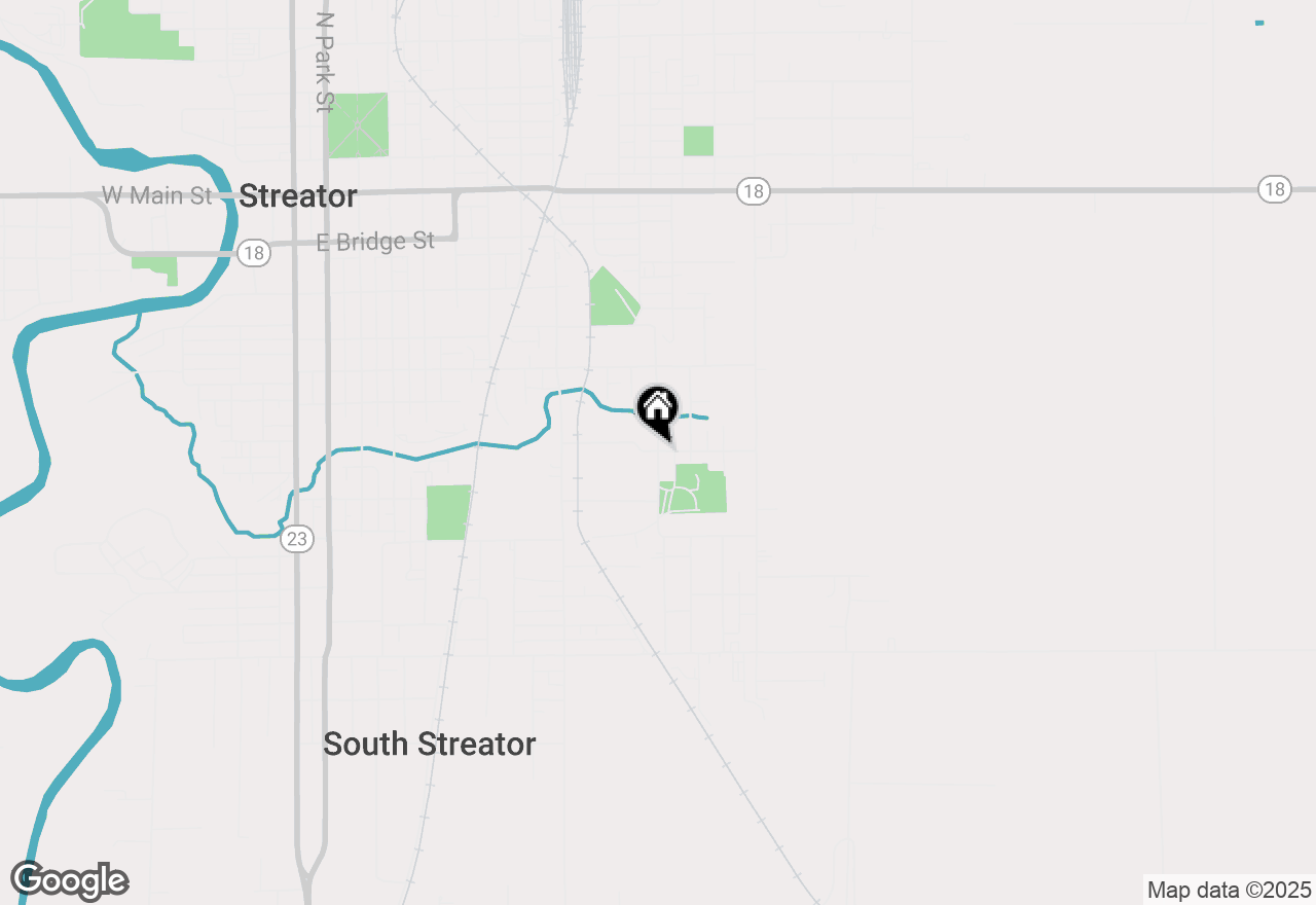 Map of 601 Powell Street, Streator, IL 61364